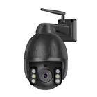 4k Outdoor PTZ Security Black hd cctv camera 1080P WiFi Security Wireless IP Camera with poe with Full Color Night Vision