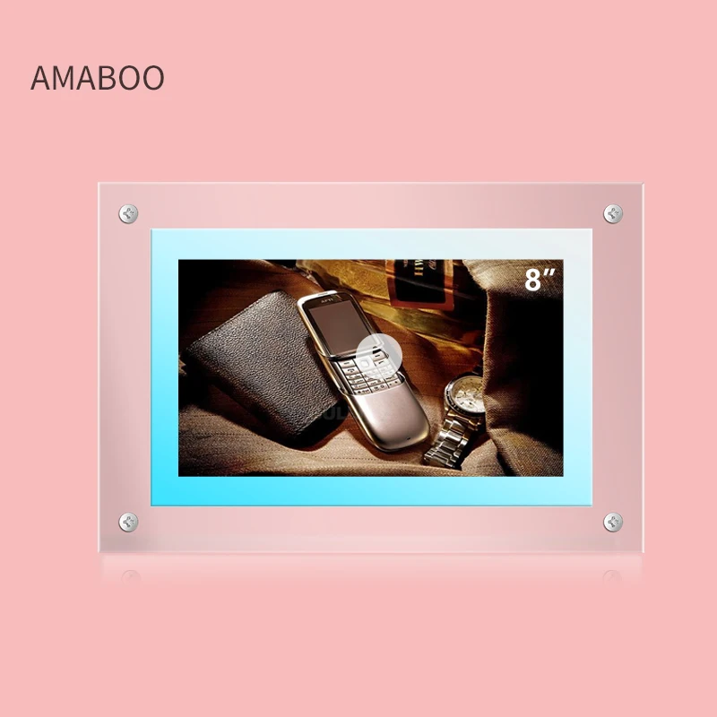 AMABOO Hot Sale 8 Inch Led Picture Digitaler Electronic Photo Album Photo Sexy Video Mp3 Free Download Digital Frame Acrylic Led
AMABOO Hot Sale 8 Inch Led Picture Digitaler Electronic Photo Album Photo Sexy Video Mp3 Free Download Digital Frame Acrylic Led