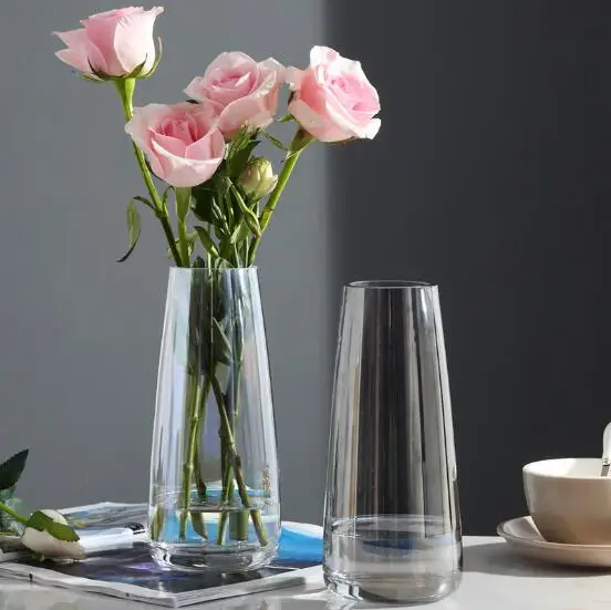 Decorative Grey Crystal Glass Vase Tabletop Vase Living Room Bedroom Glass Vase, Colorful, grey, clear, pink, green
Decorative Grey Crystal Glass Vase Tabletop Vase Living Room Bedroom Glass Vase, Colorful, grey, clear, pink, green