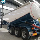 12R22.5 LUYI 3 Alxe 40cbm 45 Cbm 55 Cbm Powder Dust Flour Tank Semi Trailer