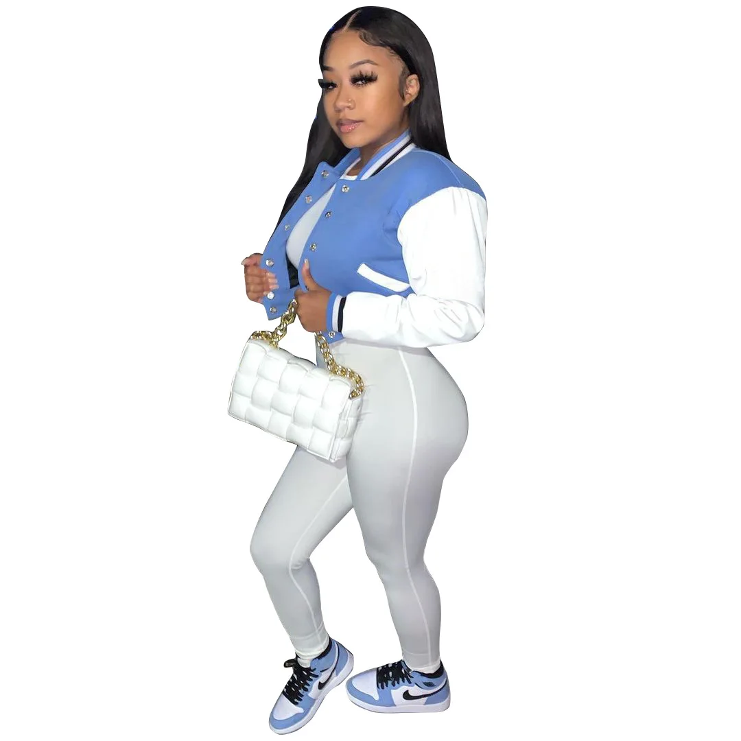 Z56991 Contrast Color Long Sleeve Baseball Jackets Fashion Fall Clothing 2021woman jacket and coat
Z56991 Contrast Color Long Sleeve Baseball Jackets Fashion Fall Clothing 2021woman jacket and coat