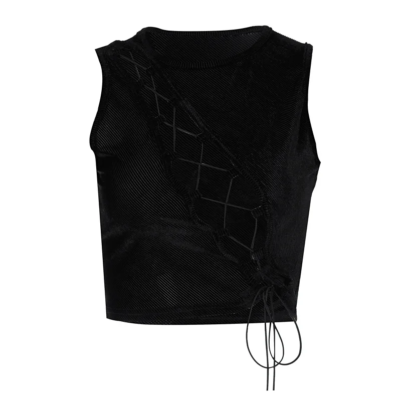 Hollow Out Punk Crop Tank Top T-Shirt Women 2021 New Arrival Sexy Streetwear Female Casual Clothing Girls Tee Harajuku Shirts
Hollow Out Punk Crop Tank Top T-Shirt Women 2021 New Arrival Sexy Streetwear Female Casual Clothing Girls Tee Harajuku Shirts