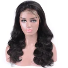 High Quality Peruvian Hair Raw Unprocessed Human Hair Wig Body Wave Full Lace Wig