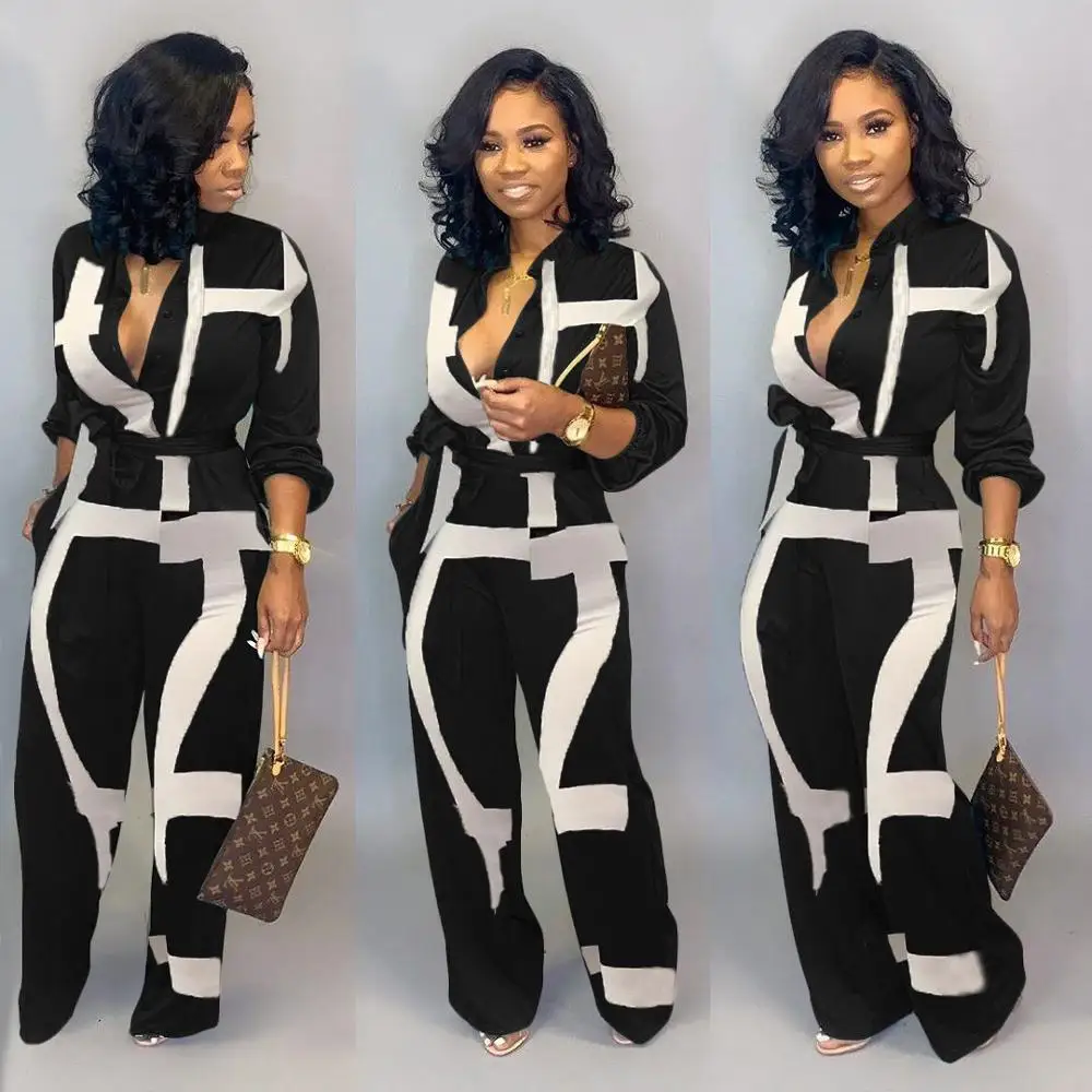 Best Design Autumn Casual Bodycon Jumpsuits For Women Sexy Cardigan hot sale print explosions jumpsuit
Best Design Autumn Casual Bodycon Jumpsuits For Women Sexy Cardigan hot sale print explosions jumpsuit