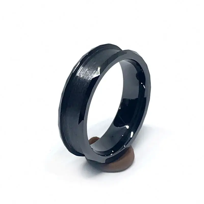 6mm Blank Black Ceramic Engagement Wedding Ring Comfort Fit Blank Ring for Inlay Ring, Black,white
6mm Blank Black Ceramic Engagement Wedding Ring Comfort Fit Blank Ring for Inlay Ring, Black,white