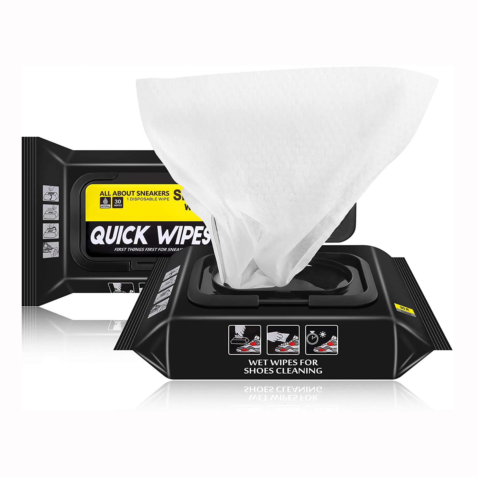 Manufacturer Customized 30 Sheets Portable Shoe Wipes For Travel And Quick Cleaning Wet Wipes
Manufacturer Customized 30 Sheets Portable Shoe Wipes For Travel And Quick Cleaning Wet Wipes
