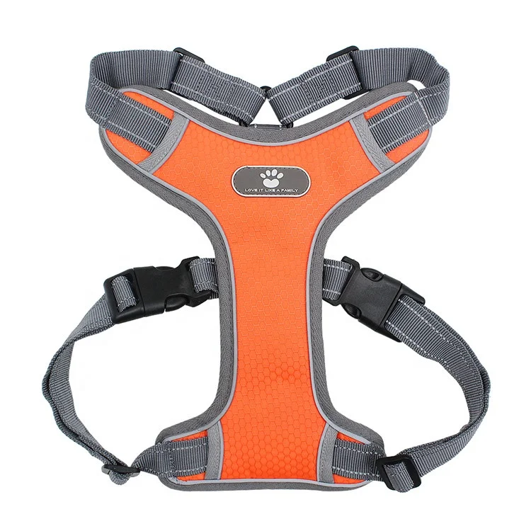 Wholesale high quality fashion reflective neoprene mesh no pull reversible dog vest harness, As shown in pictures
Wholesale high quality fashion reflective neoprene mesh no pull reversible dog vest harness, As shown in pictures