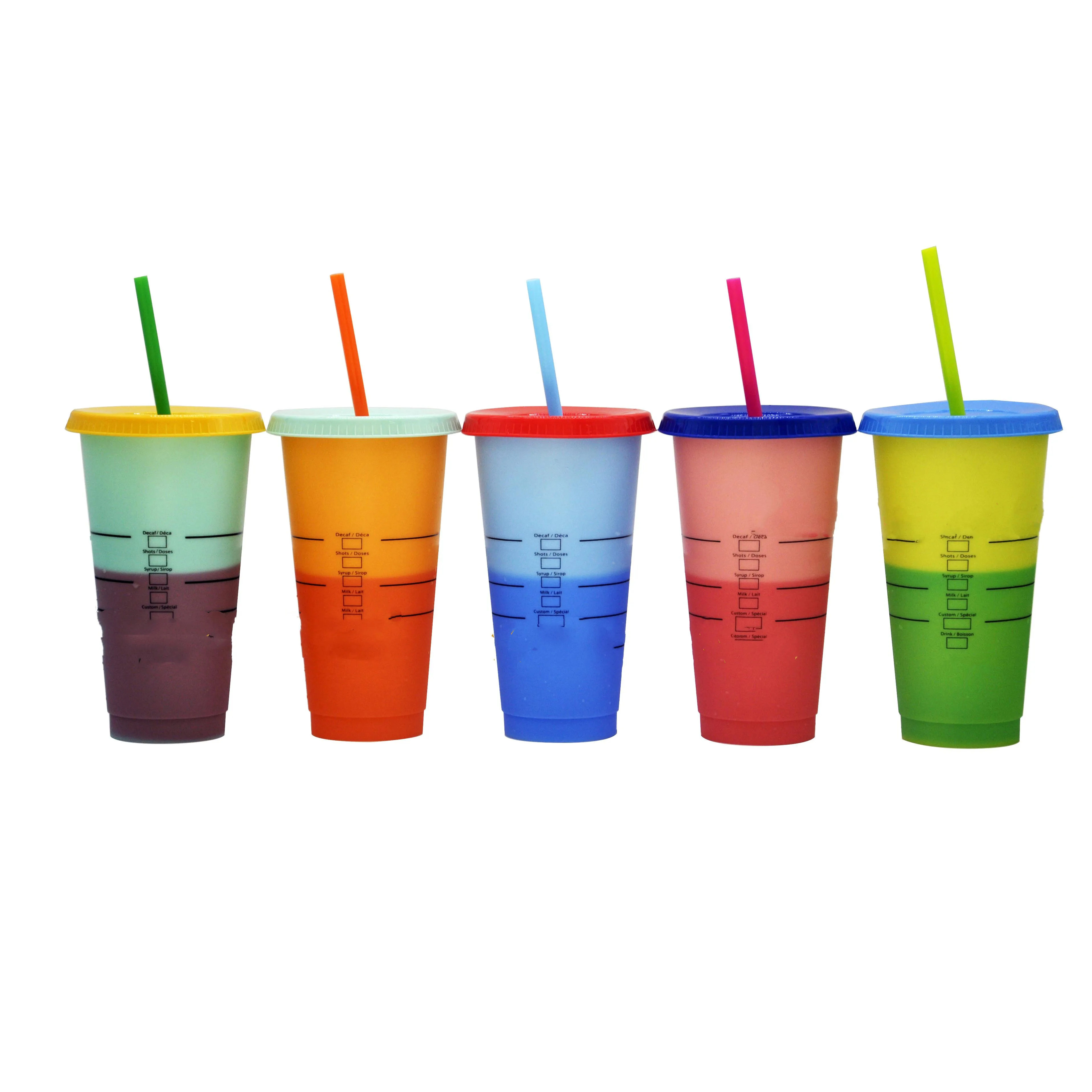 24oz Color Changing Cup Plastic Drinking Juice Tumbler Magic Coffee Mug Custom Logo with Lid and Straw, Picture shown
24oz Color Changing Cup Plastic Drinking Juice Tumbler Magic Coffee Mug Custom Logo with Lid and Straw, Picture shown