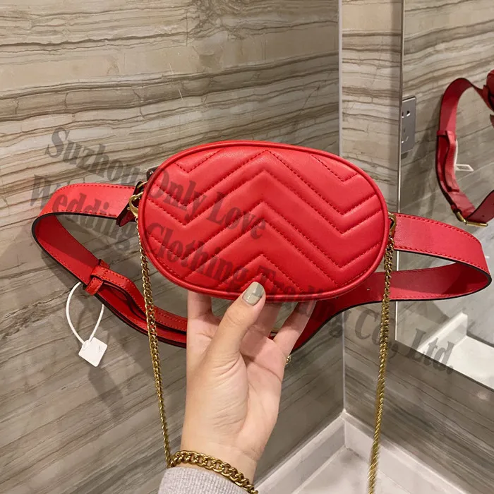 2021 Top Quality New Ladies real Leather Thread Black Red White Wast Bags Chain Strap bags Shoulder cross body box bag women
2021 Top Quality New Ladies real Leather Thread Black Red White Wast Bags Chain Strap bags Shoulder cross body box bag women