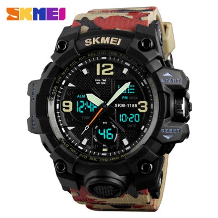 SKMEI 1155 B Luxury Denim Style Sports Watches Men Fashion Digital Quartz Watch Waterproof Casual Military Wrist Watch Clock
SKMEI 1155 B Luxury Denim Style Sports Watches Men Fashion Digital Quartz Watch Waterproof Casual Military Wrist Watch Clock