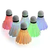 Wholesale Outdoor Duck Leather Flashing Lighted LED Badminton