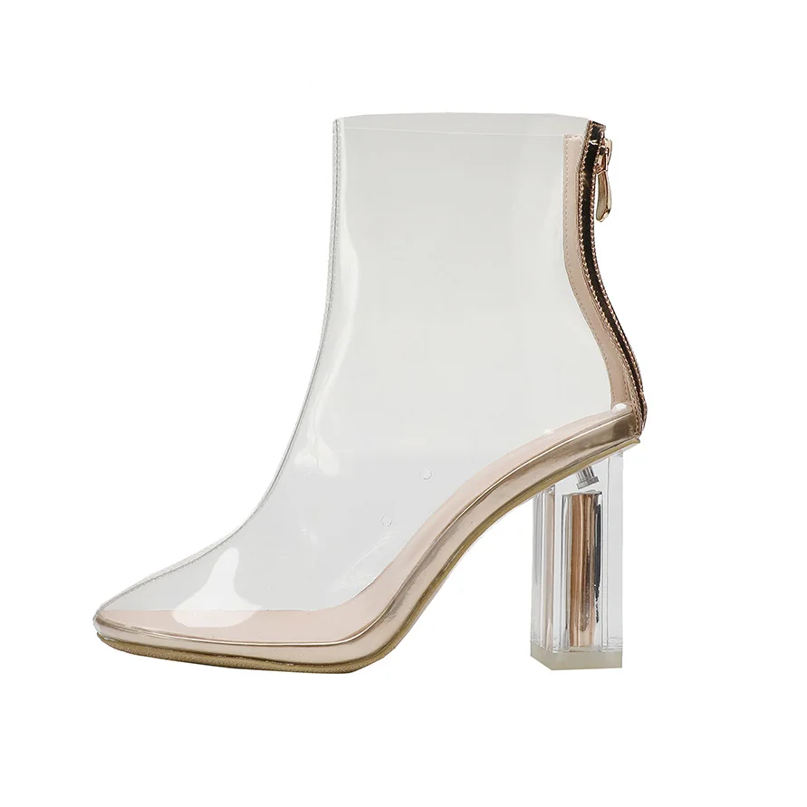 2022 sexy personality sandals thin transparent short boots thick heel socks boots nightclub high heels women's boots
2022 sexy personality sandals thin transparent short boots thick heel socks boots nightclub high heels women's boots