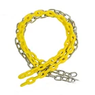 Factory Customized Colorful Plastic Coated Carbon Steel Link Chain