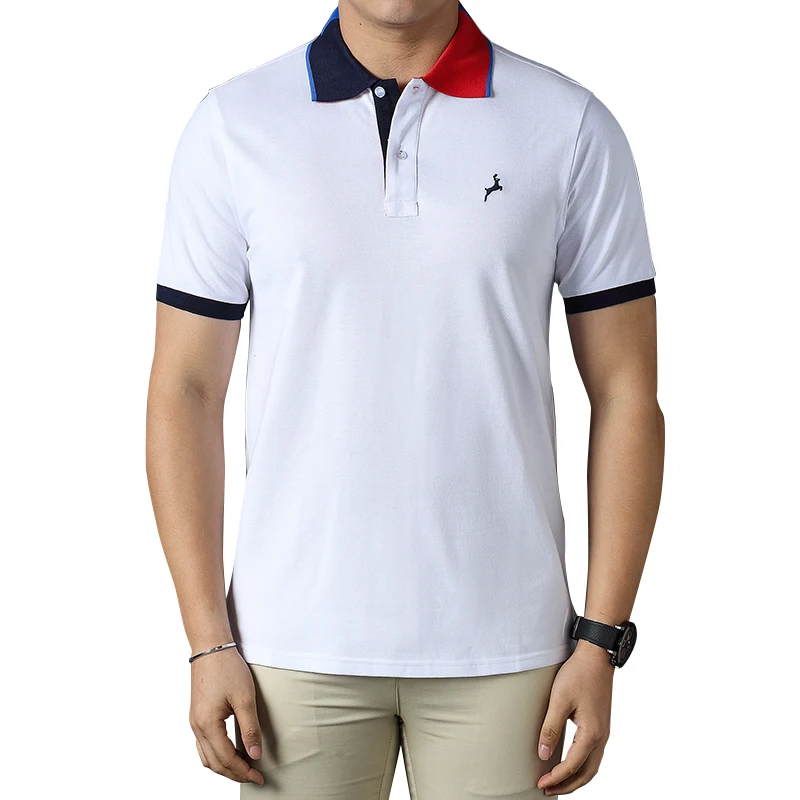 Wholesale Camisa leisure loose 100% pure cotton Short Sleeved plus size Sports Custom T-shirt Embroidered Men's golf Polo Shirts
Wholesale Camisa leisure loose 100% pure cotton Short Sleeved plus size Sports Custom T-shirt Embroidered Men's golf Polo Shirts