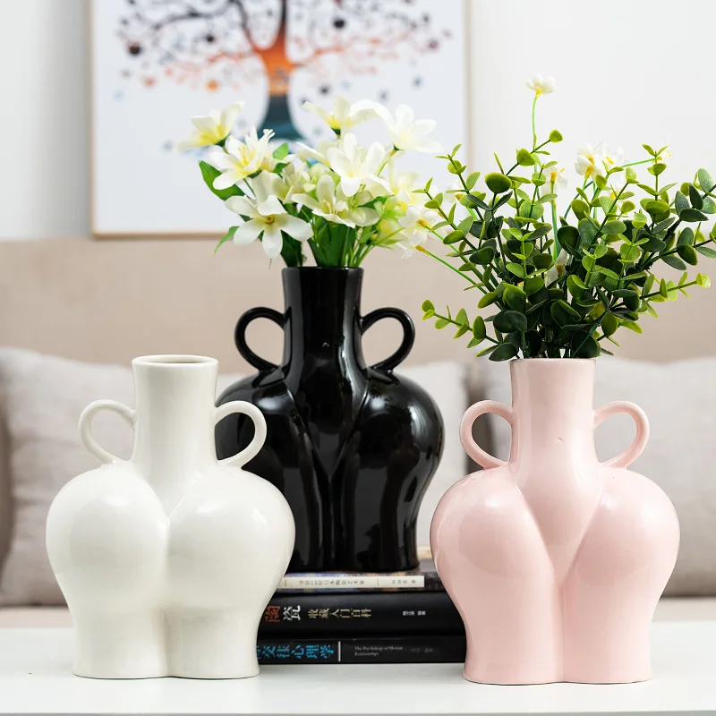 Custom Ceramic Female Body Vase Minimalist Flower Pot Planter Modern Chic Vase for Home Decor Craft Stationery Utensil Storage
Custom Ceramic Female Body Vase Minimalist Flower Pot Planter Modern Chic Vase for Home Decor Craft Stationery Utensil Storage