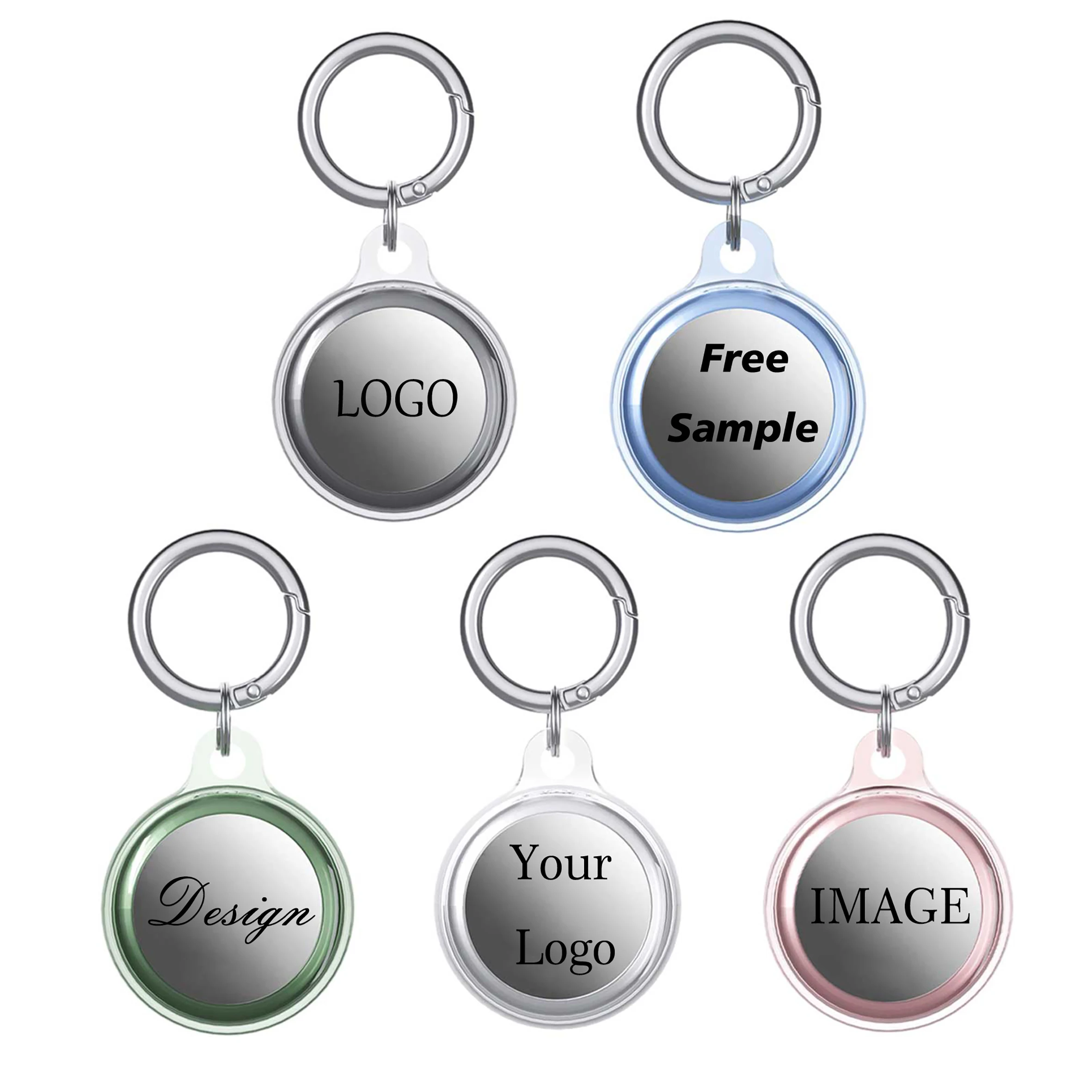 AirTag Keychain Protective Case Transparent TPU Soft Cover Airtags Anti Lost Locator Protector Sleeve Airtags Case Custom Logo, 6 colors
AirTag Keychain Protective Case Transparent TPU Soft Cover Airtags Anti Lost Locator Protector Sleeve Airtags Case Custom Logo, 6 colors