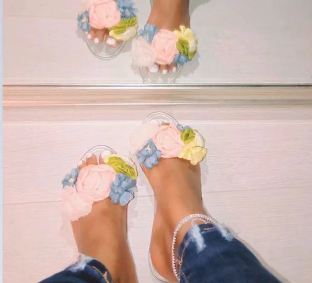 2021 Fashion Summer Women Sandals PVC Clear Shoes Slip-On Jelly Shoes rose flower Flat Beach Slide sandal
2021 Fashion Summer Women Sandals PVC Clear Shoes Slip-On Jelly Shoes rose flower Flat Beach Slide sandal