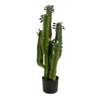 Cactus 80 Cm China Indoor Cement Base Ball Wholesale Greenery Artificial Cactus Plants Bonsai