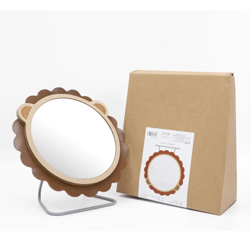 Wooden Table Mirror Cosmetic Portable Standing Desktop Cosmetic Mirror With Wood Frame New Personalized Mirror, As pics/customized
Wooden Table Mirror Cosmetic Portable Standing Desktop Cosmetic Mirror With Wood Frame New Personalized Mirror, As pics/customized