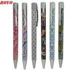 High-quality promotion item thermal transfer printing metal ballpoint pen with custom logo-B-8038
