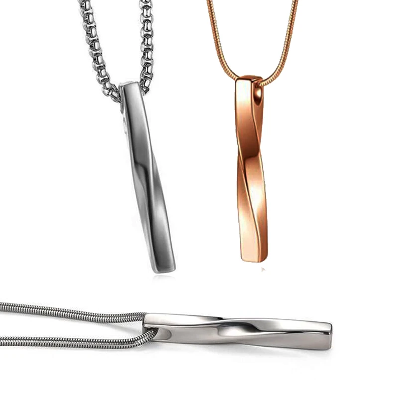 18k Gold Geometric Rectangle Pendant Vertical Twisted Bar Necklace Stainless Steel Hiphops Custom Men Cylinder Bar Necklace
18k Gold Geometric Rectangle Pendant Vertical Twisted Bar Necklace Stainless Steel Hiphops Custom Men Cylinder Bar Necklace