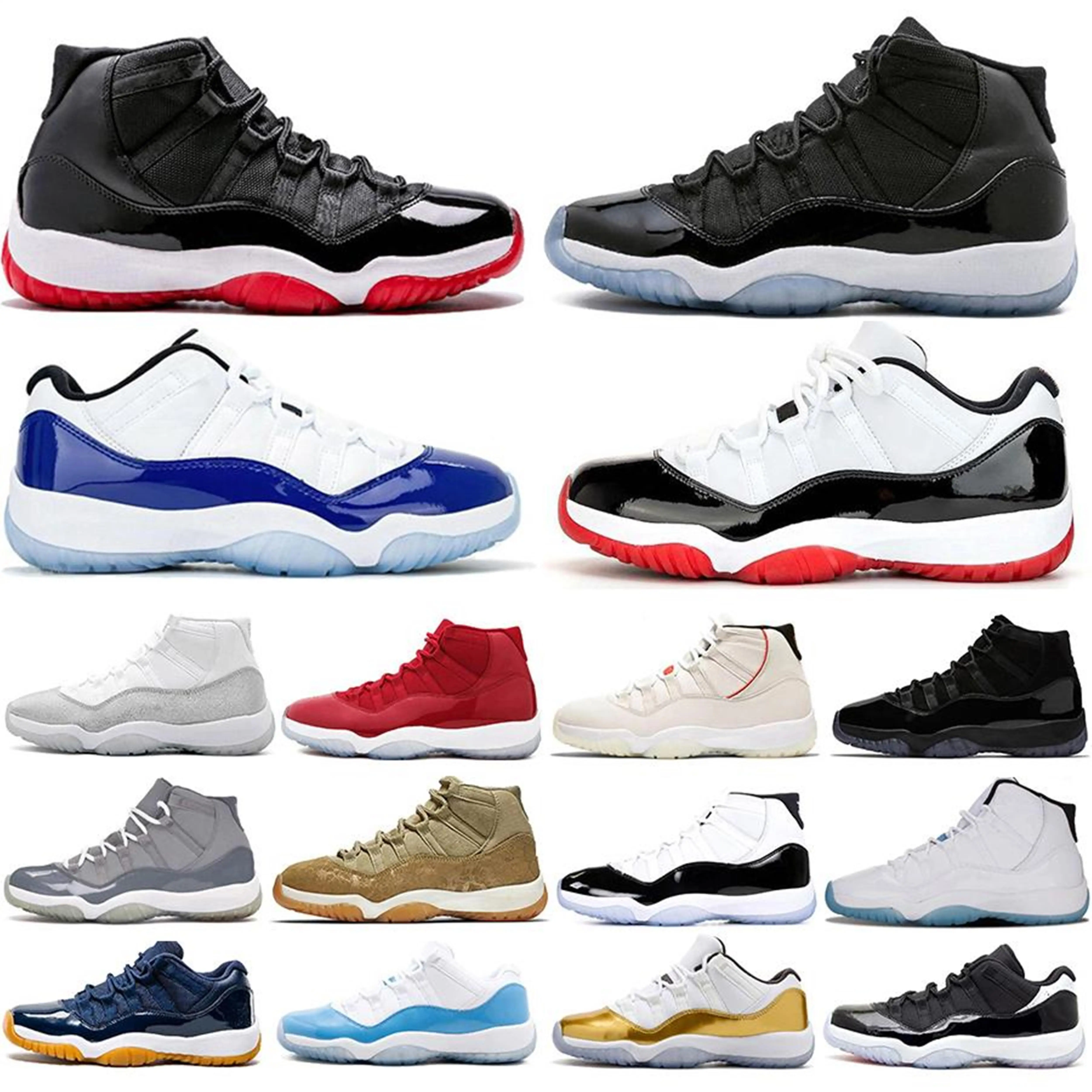 2022 Original Quality Retro 11 Cool Grey Bred Shoes Mens Womens AJ 11s Grey Legendary Blue Basketball Sneakers, Customized color
2022 Original Quality Retro 11 Cool Grey Bred Shoes Mens Womens AJ 11s Grey Legendary Blue Basketball Sneakers, Customized color