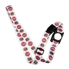 Custom Polyester Lanyards Sublimation Bulk Cheap nfl Lanyard with Carabiner Hook no Minimum Order