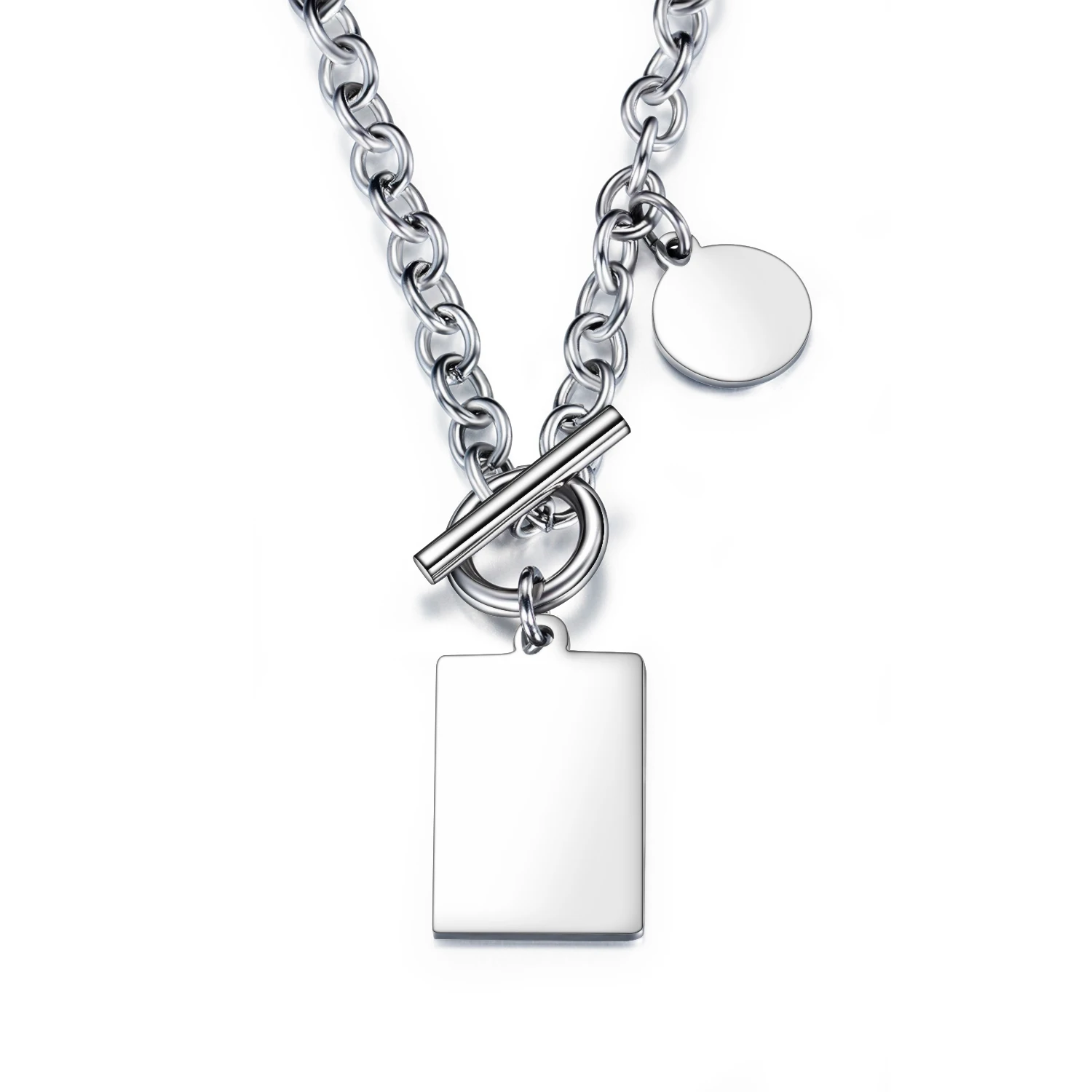 Jewelry wholesale custom personalized square brand INS pendant stainless steel men's and women's hip-hop necklace
Jewelry wholesale custom personalized square brand INS pendant stainless steel men's and women's hip-hop necklace
