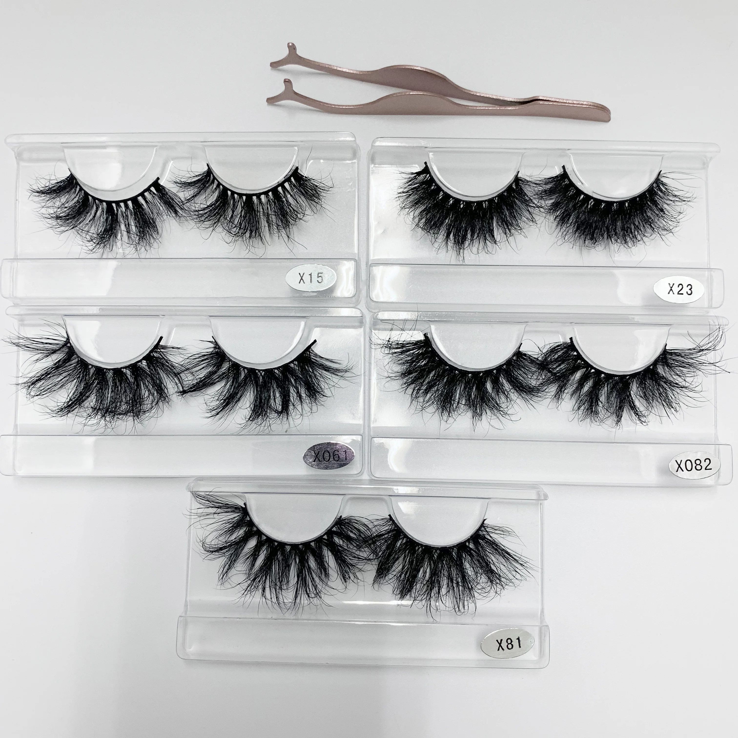 5 Pairs 3D Faux Mink Hair False Eyelashes Wispies Fluffies Drama Eyelashes Natural Long Soft Handmade Cruelty-free Black Lashes
5 Pairs 3D Faux Mink Hair False Eyelashes Wispies Fluffies Drama Eyelashes Natural Long Soft Handmade Cruelty-free Black Lashes