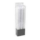 30g 8pcs Shrink Bag Christmas Daily Lighting Cheap Church Decorative White Stick Candle