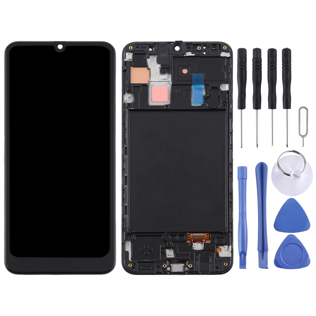 Wholesale Mobile Phone LCD Display and Digitizer Full Assembly With Frame for Samsung Galaxy A30 LCD Screen
Wholesale Mobile Phone LCD Display and Digitizer Full Assembly With Frame for Samsung Galaxy A30 LCD Screen