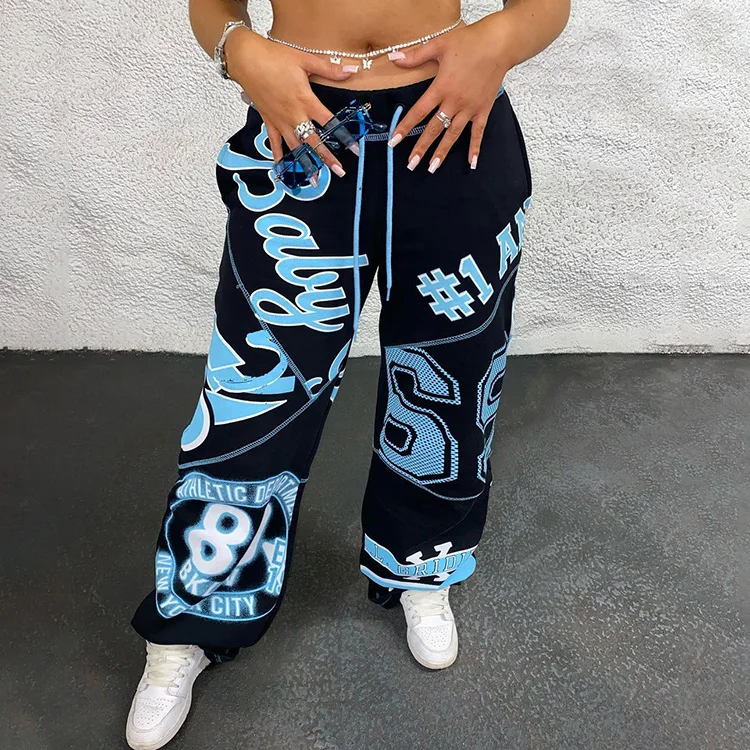 Hip Hop Registered Printed Trousers Female Wide Leg Harem Pants 2021 Womans Pants -CY, Black,purple,royal blue
Hip Hop Registered Printed Trousers Female Wide Leg Harem Pants 2021 Womans Pants -CY, Black,purple,royal blue