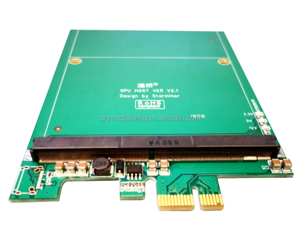 PCI-E to MXM3.0 Graphics Card Raiser Riser Card PCI Express X1 to MXM 3.0 Adapter Converter Board with LED
PCI-E to MXM3.0 Graphics Card Raiser Riser Card PCI Express X1 to MXM 3.0 Adapter Converter Board with LED