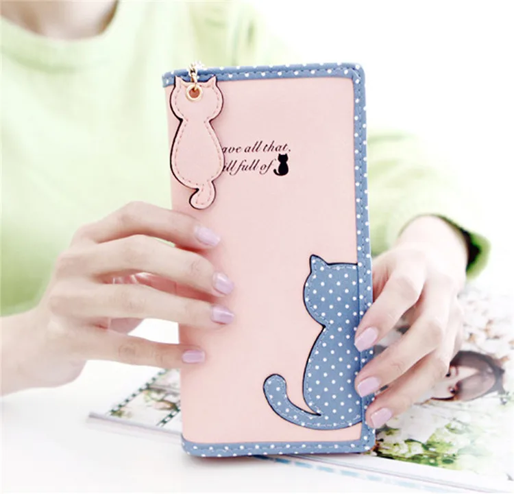 Hot Design Long Wallet Womens With Printings Cute Kittens Credit Card Holder Wallet Ladies Fashion Coin Purse, Black, purple, deep blue, light blue
Hot Design Long Wallet Womens With Printings Cute Kittens Credit Card Holder Wallet Ladies Fashion Coin Purse, Black, purple, deep blue, light blue