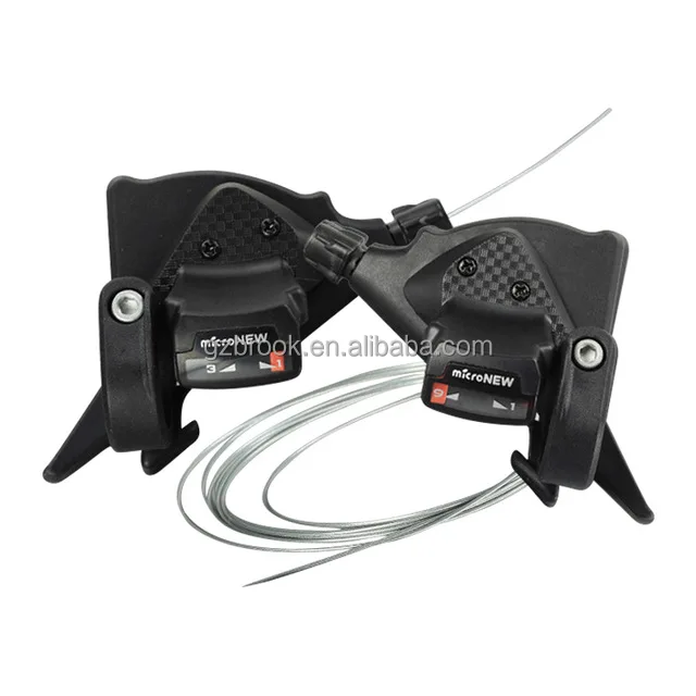 microNEW Bike Shifter 3*9S One Pair Shifter with Shift Cables for mountain bike, Black
microNEW Bike Shifter 3*9S One Pair Shifter with Shift Cables for mountain bike, Black