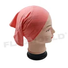 Factory Wholesale Solid Color Mercerized Cotton Muslim Woman Hijab Cap