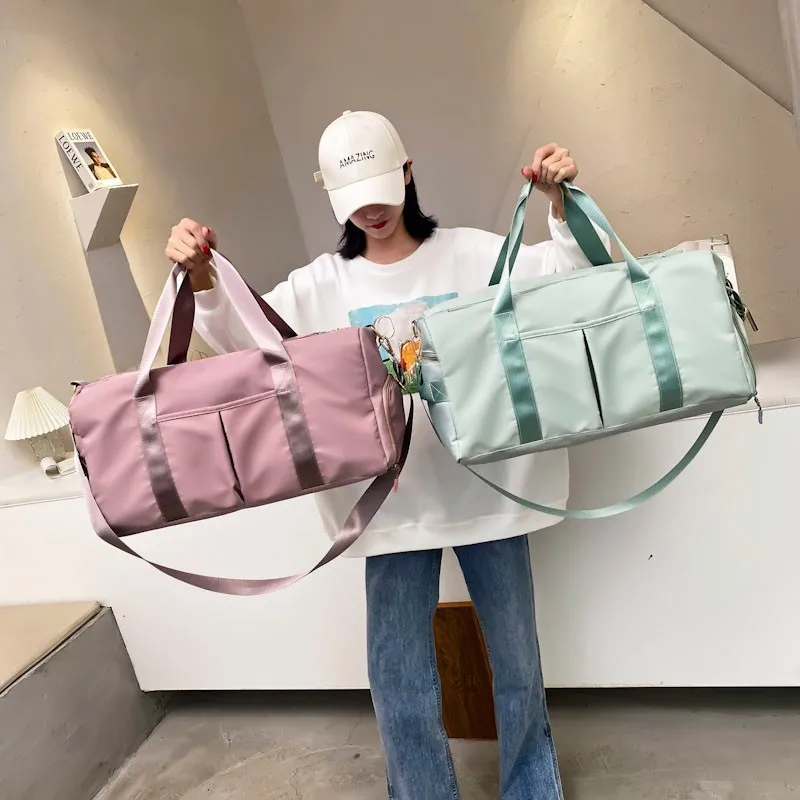 Custom logo plain large capaicty durable blank pink waterproof tote sport gym shoulder yoga duffel bag, Many colors
Custom logo plain large capaicty durable blank pink waterproof tote sport gym shoulder yoga duffel bag, Many colors