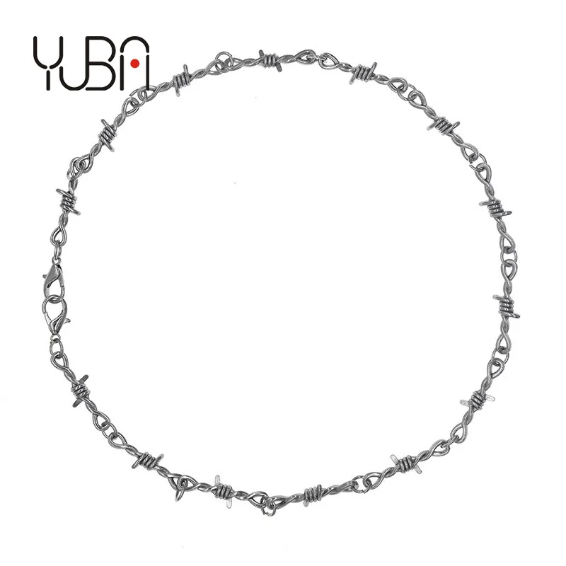 New Design Personality Silver Plated Thorns Necklace Simple Fashion Retro Punk Style Necklace For Men Women
New Design Personality Silver Plated Thorns Necklace Simple Fashion Retro Punk Style Necklace For Men Women
