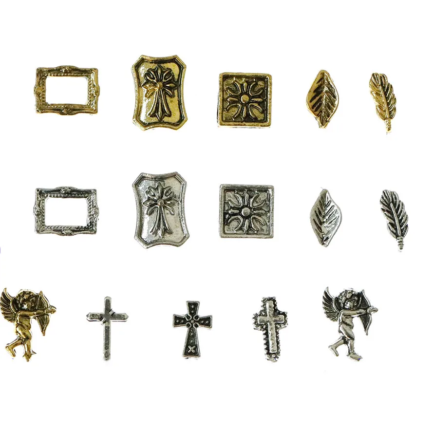 Retro metal nail art accessories 1000pcs1 bag gold and silver nail decoration patch alloy nail art accessories
Retro metal nail art accessories 1000pcs1 bag gold and silver nail decoration patch alloy nail art accessories
