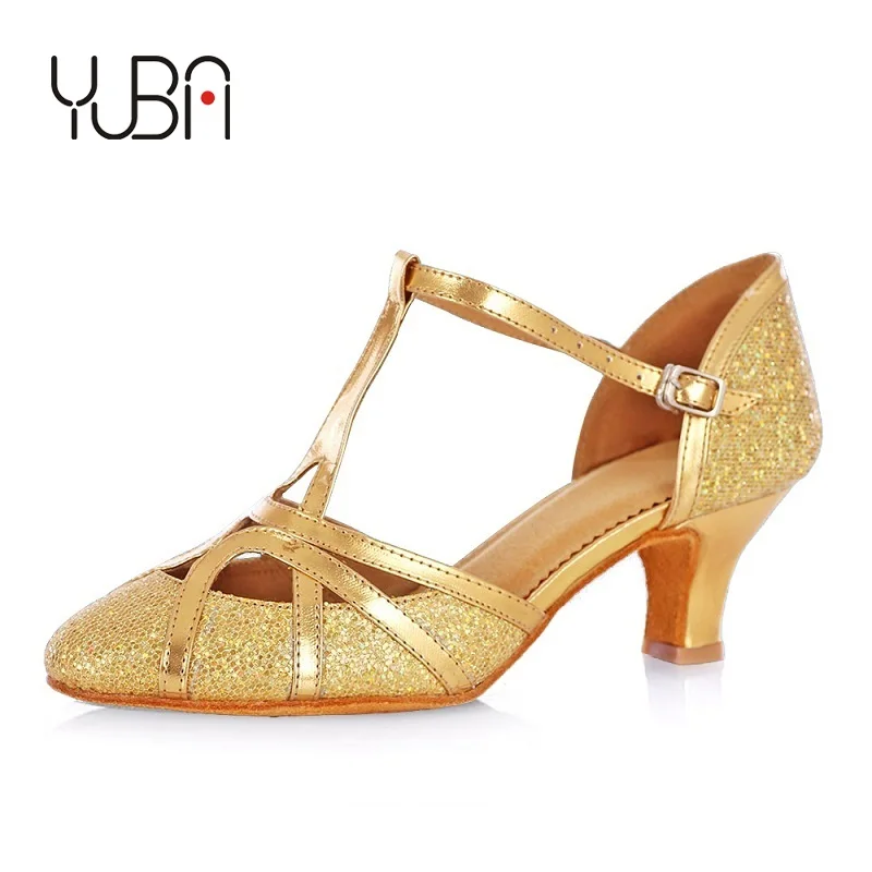 Wholesale Hot Sale Middle-Heel Soft Bottom Ladies Modern Ballroom Dancing Shoes Women Latin Dance Shoes, Gold,silver
Wholesale Hot Sale Middle-Heel Soft Bottom Ladies Modern Ballroom Dancing Shoes Women Latin Dance Shoes, Gold,silver