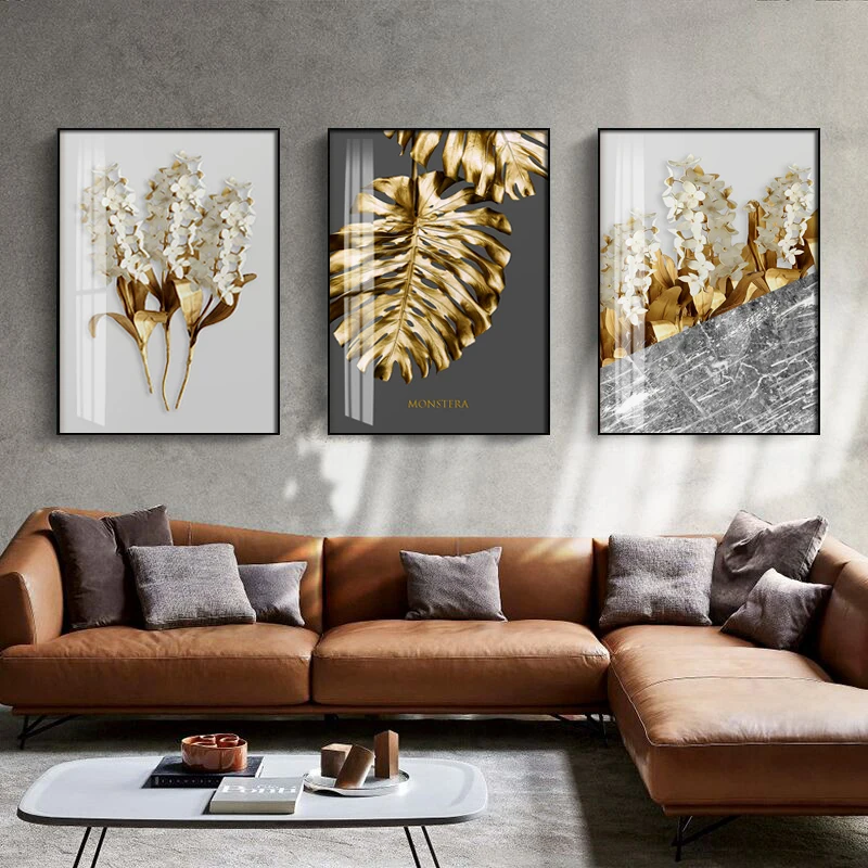 Feathers Poster Wall Picture for Living Room Decor Canvas Painting Print Golden Modern Abstract Leaf Flower Wall Art Black White
Feathers Poster Wall Picture for Living Room Decor Canvas Painting Print Golden Modern Abstract Leaf Flower Wall Art Black White