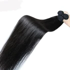 Wholesale Virgin Brazilian Human Hair Bundles invisible Peruvian Long Length Hair Weave Bundles Straight