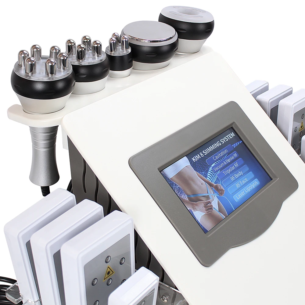 6 In 1 40K RF lipo laser Ultrasonic Cavitation Vacuum Radio Frequency Slimming Machine for Home Use
6 In 1 40K RF lipo laser Ultrasonic Cavitation Vacuum Radio Frequency Slimming Machine for Home Use