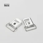 Direct factory hot sale hardware Silver aluminum lock for aluminum box suitcase tour case accessories