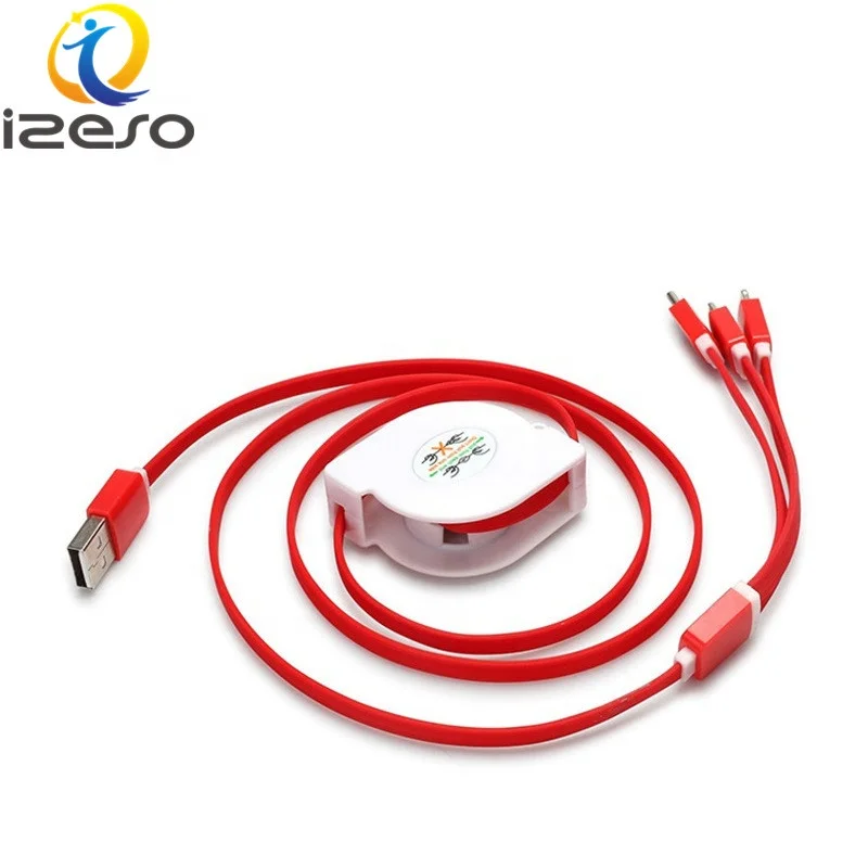Hot Sell Multi Function 3 in 1 usb cable Universal Fast Charging Data Line Type-c Three In One Telescopic Usb Extension Cable, Mix colors
Hot Sell Multi Function 3 in 1 usb cable Universal Fast Charging Data Line Type-c Three In One Telescopic Usb Extension Cable, Mix colors