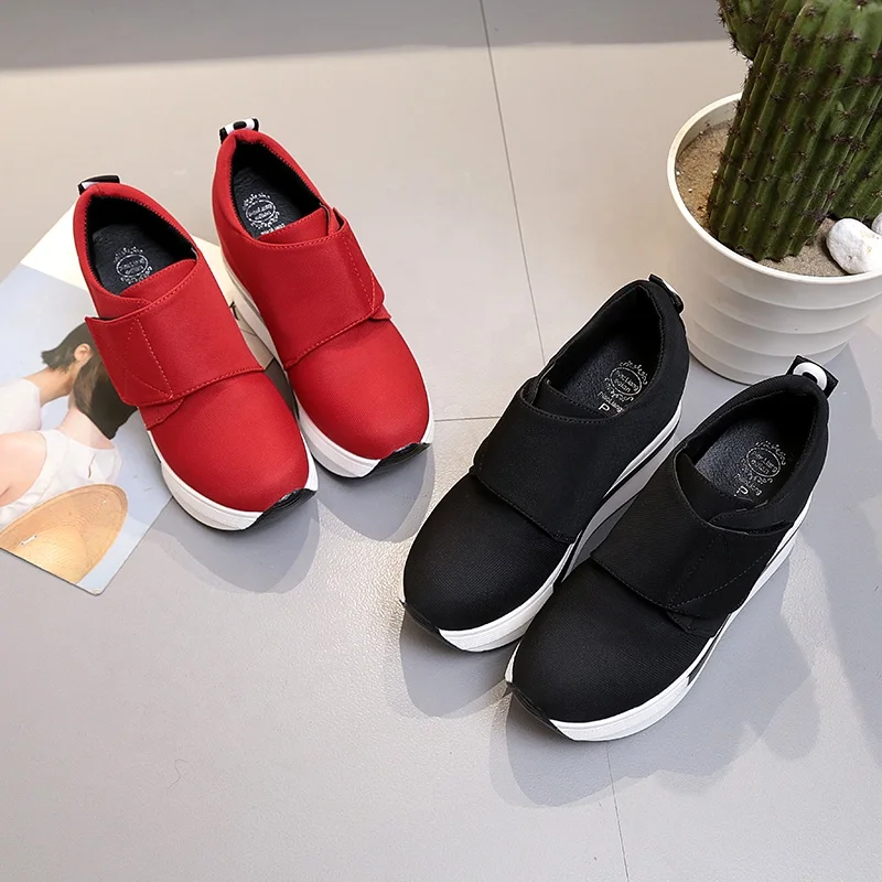 Wedges Platform Autumn Female High Heel Height Increasing Shoes Ladies sports shoes sneakers, Black
Wedges Platform Autumn Female High Heel Height Increasing Shoes Ladies sports shoes sneakers, Black