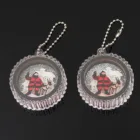 New Custom Shape Clear Plastic Acrylic 3D paper carving souvenir Keychain