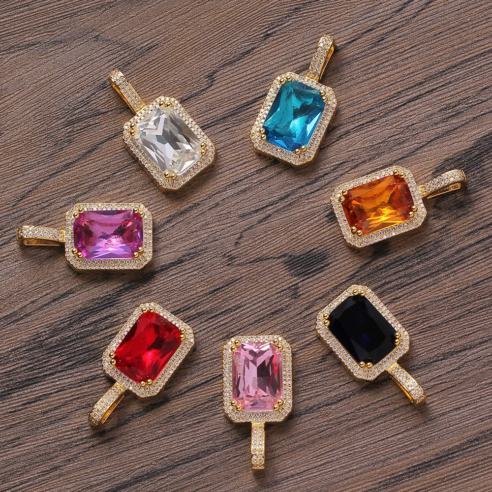 TUNKALL CN299 Zircon pendant Brass Setting CZ Iced Out Cubic Zircon Men Necklaces Hip Hop Jewelry
TUNKALL CN299 Zircon pendant Brass Setting CZ Iced Out Cubic Zircon Men Necklaces Hip Hop Jewelry
