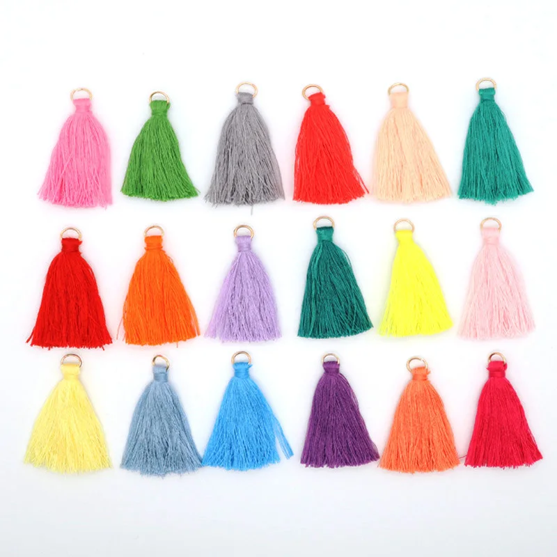 20color Cotton Thread 4.5cm Mini Tassel Diy Jewelry Making Supplies Earrings Necklace Finding Fringe Trim Pendants Small Tassels
20color Cotton Thread 4.5cm Mini Tassel Diy Jewelry Making Supplies Earrings Necklace Finding Fringe Trim Pendants Small Tassels