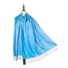 Shawls Jacquard Woman Scarfs Lily Fashion Soft Pashmina Woven Leopard Sexy Shawls